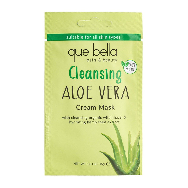 Que Bella Cleansing Aloe Vera Cream Mask - 0.5oz