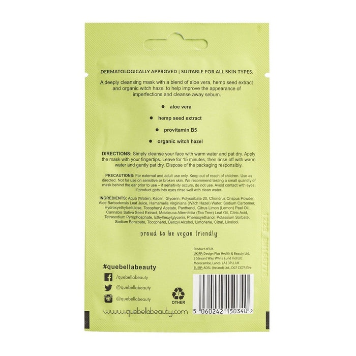 Que Bella Cleansing Aloe Vera Cream Mask - 0.5oz