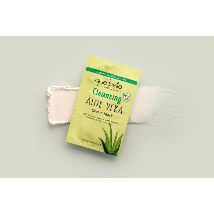 Que Bella Cleansing Aloe Vera Cream Mask - 0.5oz