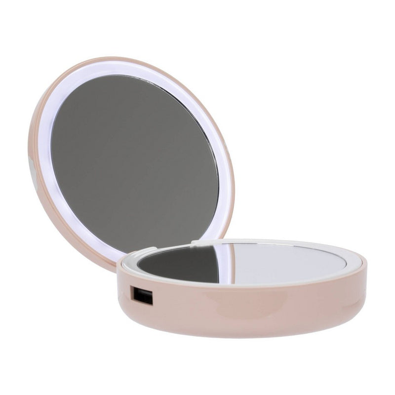 Kate Spade New York 4000mAh Compact Mirror Power Bank - Hollyhock Floral with Stones