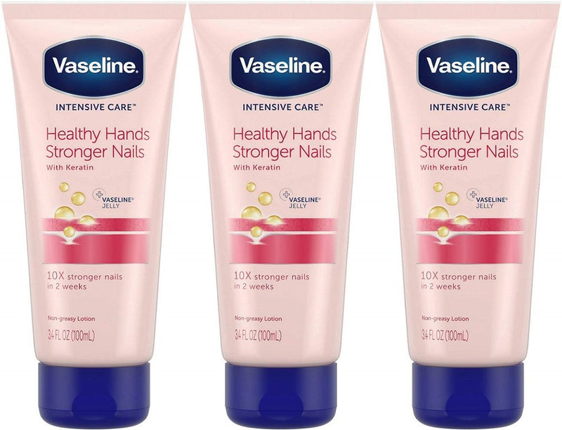 Vaseline Intensive Care Healthy Hands Stronger Nails Lotion 3 oz