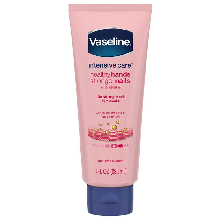 Vaseline Intensive Care Healthy Hands Stronger Nails Lotion 3 oz