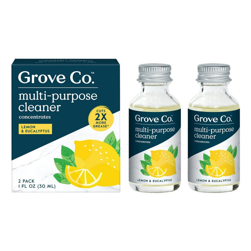 Grove Co. Multi-Purpose Cleaner Concentrate - Lemon - 1 fl oz/2pk