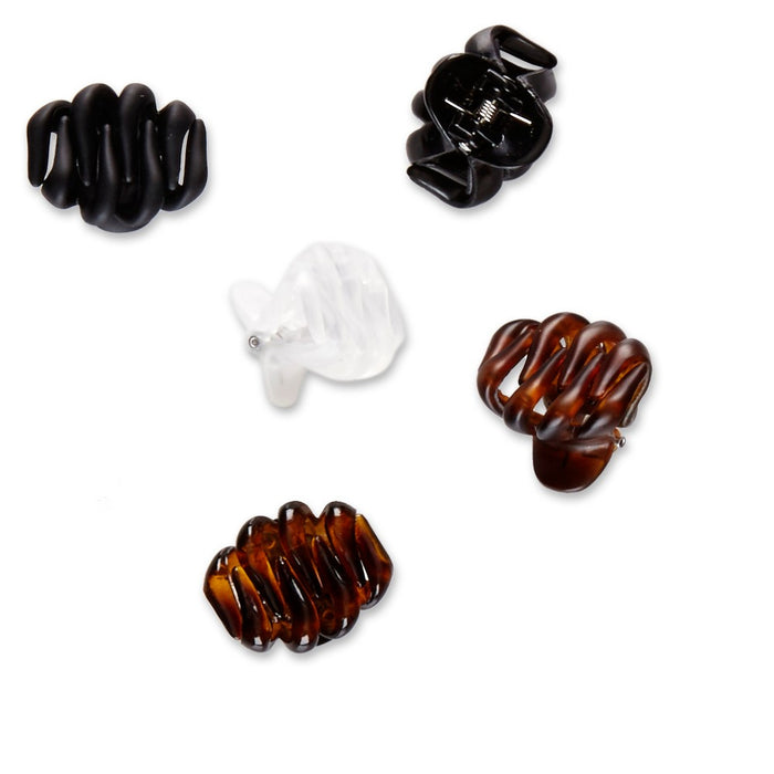 scunci No Slip Grip Octopus Jaw Clips - 5ct