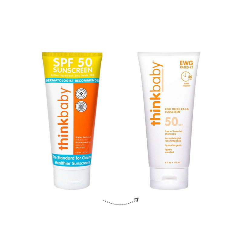thinkbaby Mineral Sunscreen Lotion SPF 50 - 6 fl oz