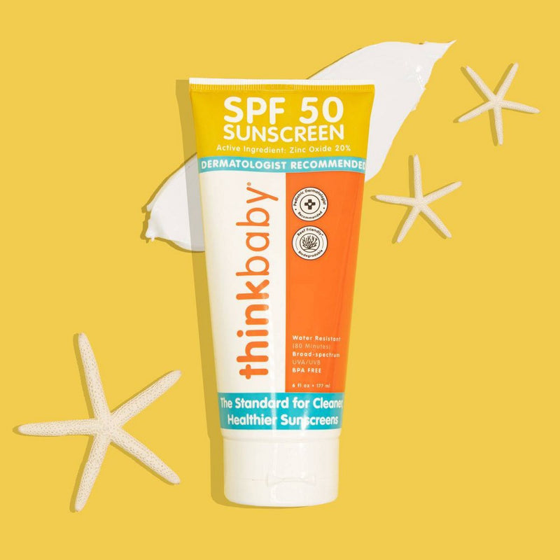 thinkbaby Mineral Sunscreen Lotion SPF 50 - 6 fl oz
