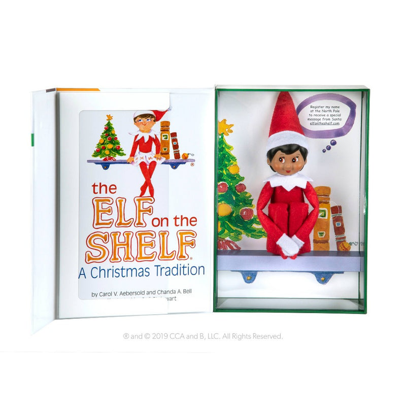 The Elf on the Shelf - Brown Eye Girl Elf - by Chanda Bell (Hardcover)