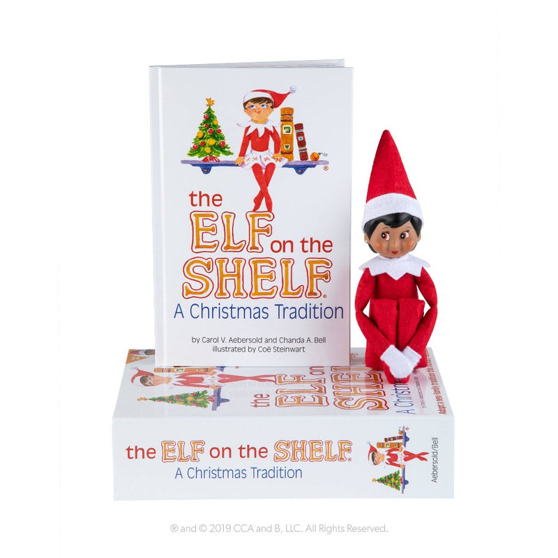 The Elf on the Shelf - Brown Eye Girl Elf - by Chanda Bell (Hardcover)