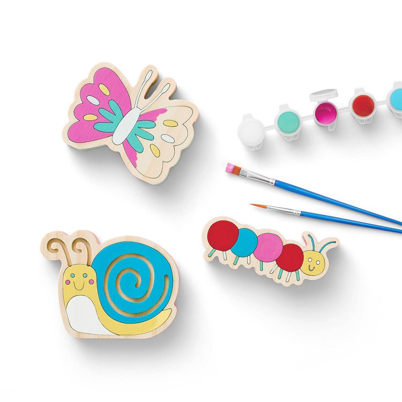 3pk Paint-Your-Own Spring Wood Friends Kit - Mondo Llama™