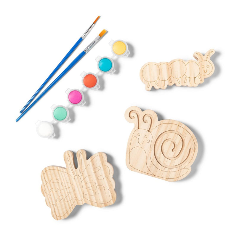 3pk Paint-Your-Own Spring Wood Friends Kit - Mondo Llama™