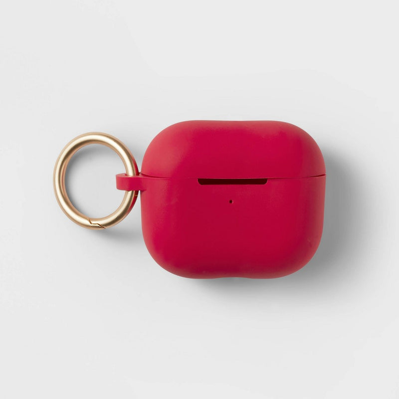 Apple AirPods 3rd Generation Silicone Case with Clip - heyday™ Electric Magenta
