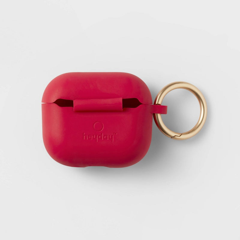 Apple AirPods 3rd Generation Silicone Case with Clip - heyday™ Electric Magenta