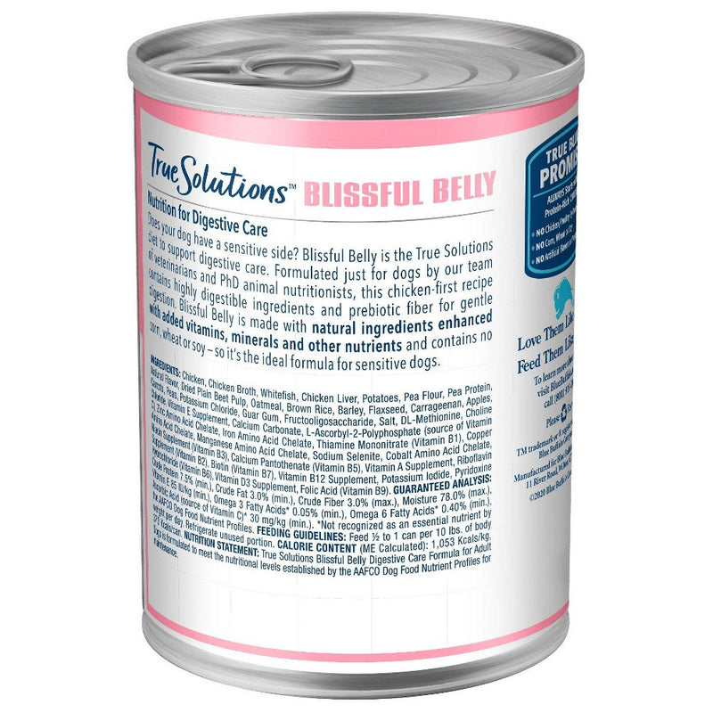 Blue Buffalo True Solutions Blissful Belly with Chicken Wet Dog Food - 12.5oz