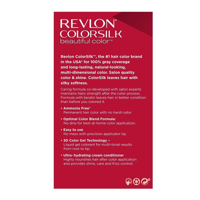 Revlon Colorsilk Beautiful Color Permanent Hair Color - 41 Medium Brown  - 4.4 fl oz