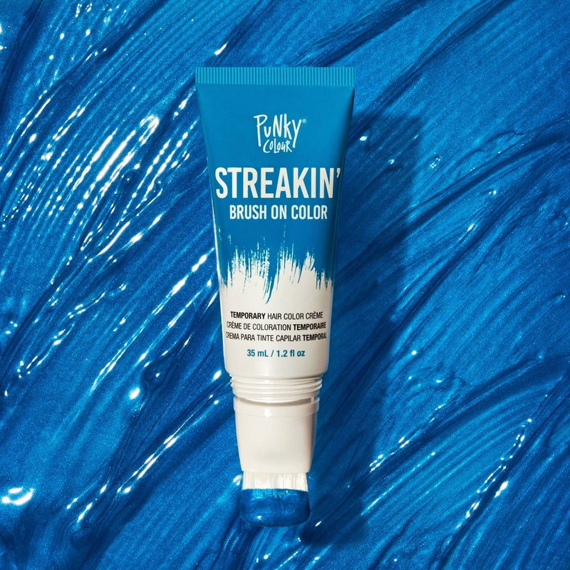 Punky Colour Streaking Brush Temporary Hair Color - Blue - 1.2oz