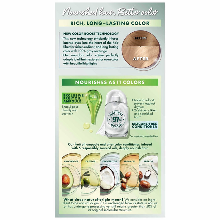 Garnier Nutrisse Nourishing Hair Color Creme 100 Extra-Light Natural Blonde
