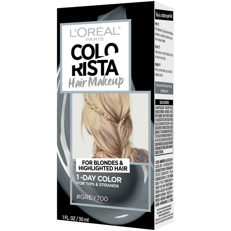 L'Oreal Paris Colorista Semi-Permanent Hair Makeup - Gray - 1 fl oz