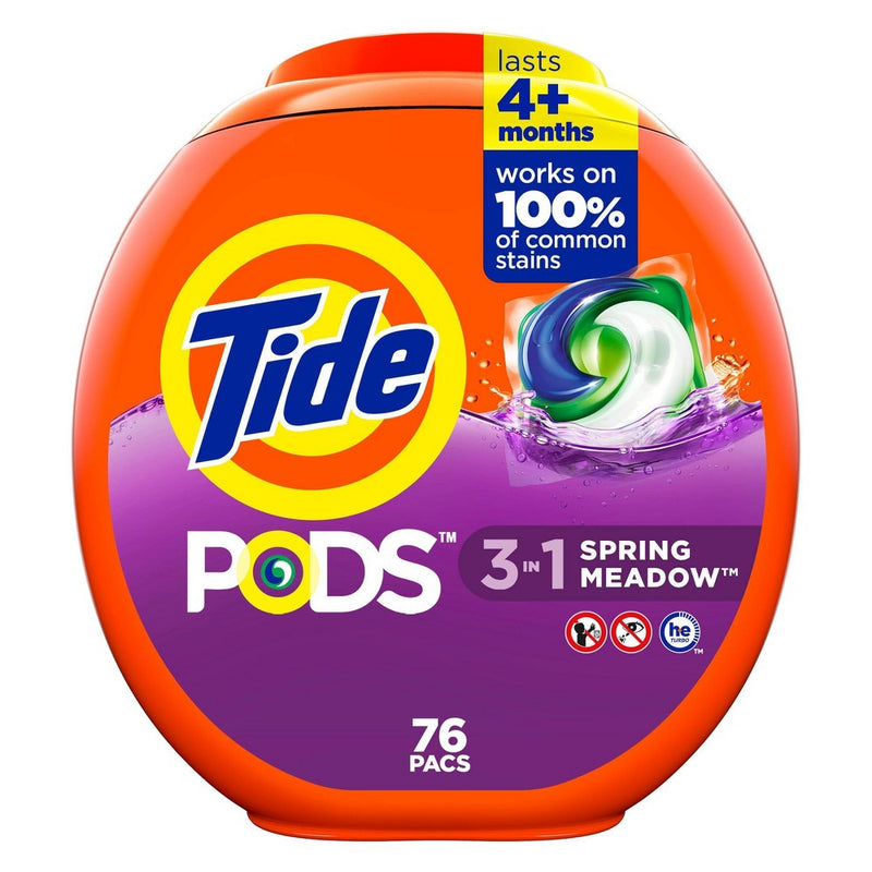 Tide Pods Laundry Detergent Pacs - Spring Meadow - 66oz/76ct