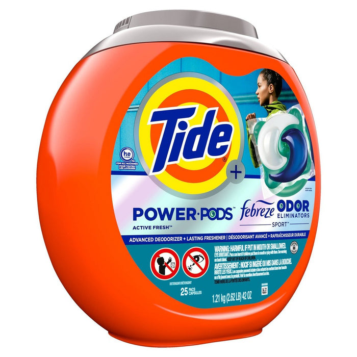 Tide Febreze Odor Laundry Detergent - Sport - 25ct