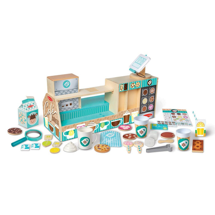 Melissa & Doug Wooden Café Barista Coffee Shop (35pc)