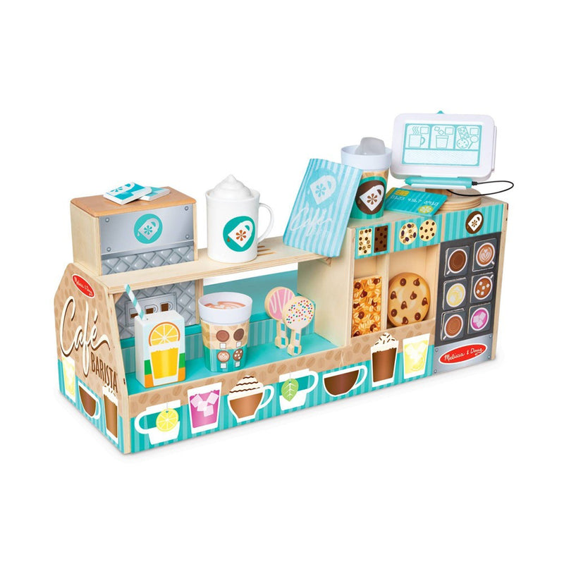 Melissa & Doug Wooden Café Barista Coffee Shop (35pc) (LOCAL PICKUP ONLY)