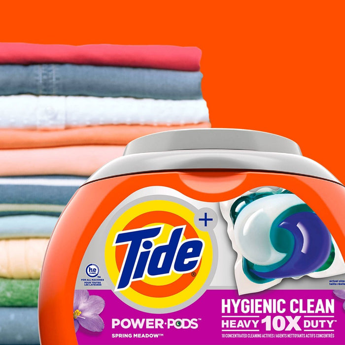Tide Power Pods Clean Laundry Detergent - Spring Meadow - 76oz/45ct3