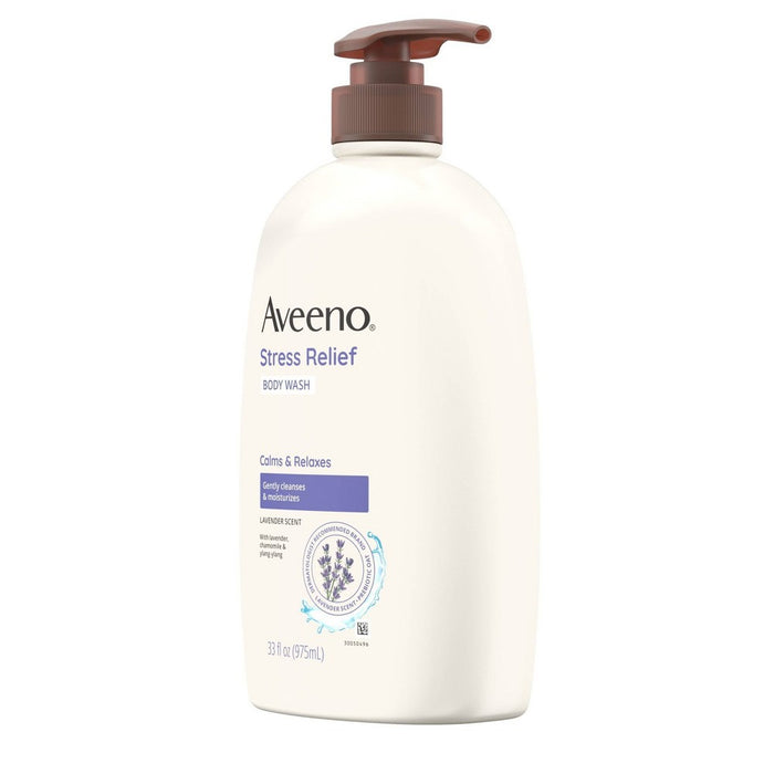 Aveeno Stress Relief Body Wash with Lavender & Chamomile - 33 fl oz