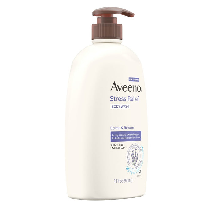 Aveeno Stress Relief Body Wash with Lavender & Chamomile - 33 fl oz