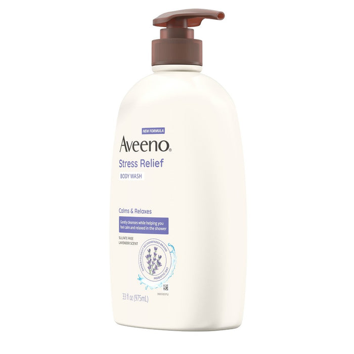 Aveeno Stress Relief Body Wash with Lavender & Chamomile - 33 fl oz