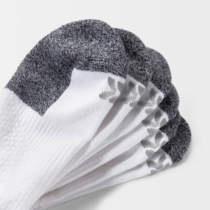 Men's Active Ankle Socks 3pk - All in Motion™ White 6-12