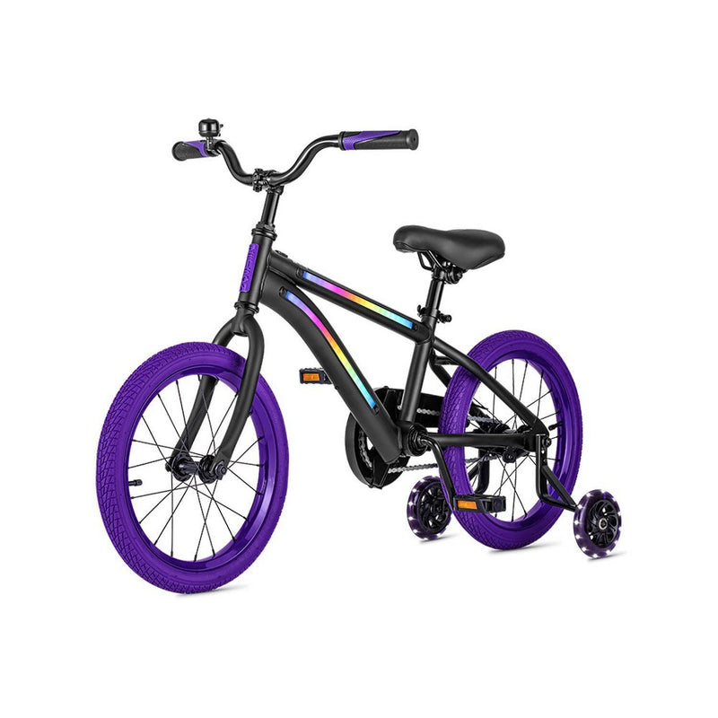 Jetson Light Rider 16" Kids'  Light Up Bike - Black/Purple (LOCAL PICKUP ONLY)