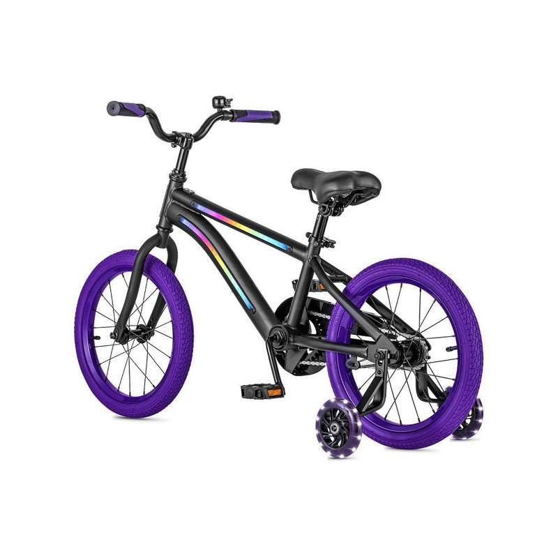 Jetson Light Rider 16" Kids'  Light Up Bike - Black/Purple (LOCAL PICKUP ONLY)