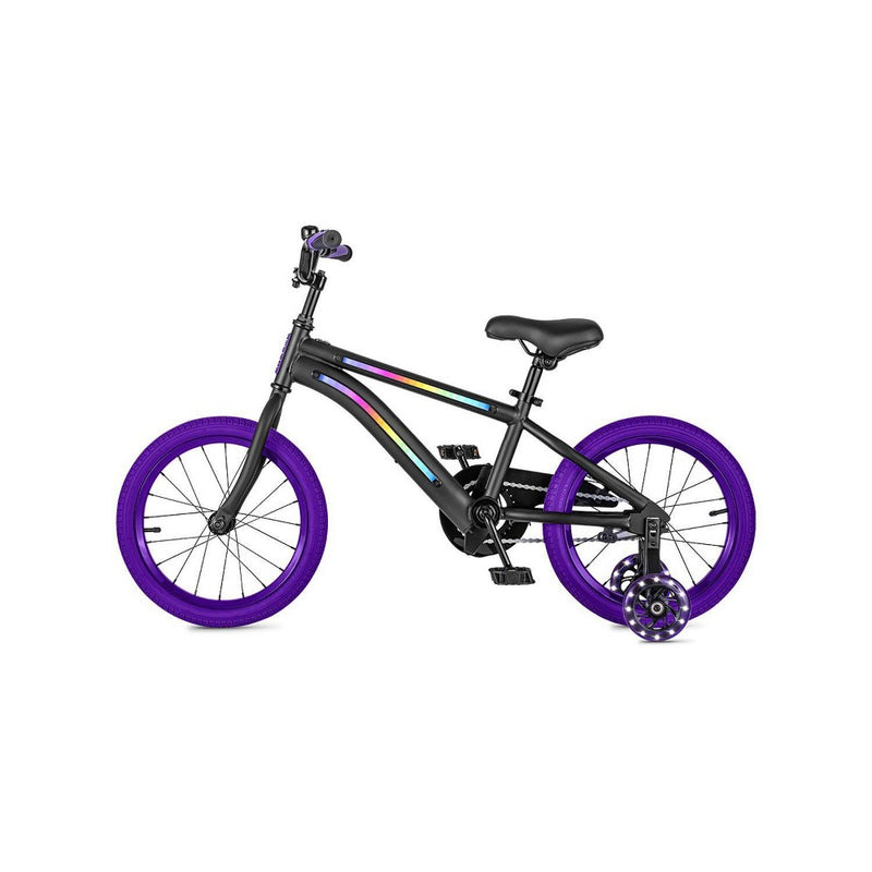Jetson Light Rider 16" Kids'  Light Up Bike - Black/Purple (LOCAL PICKUP ONLY)
