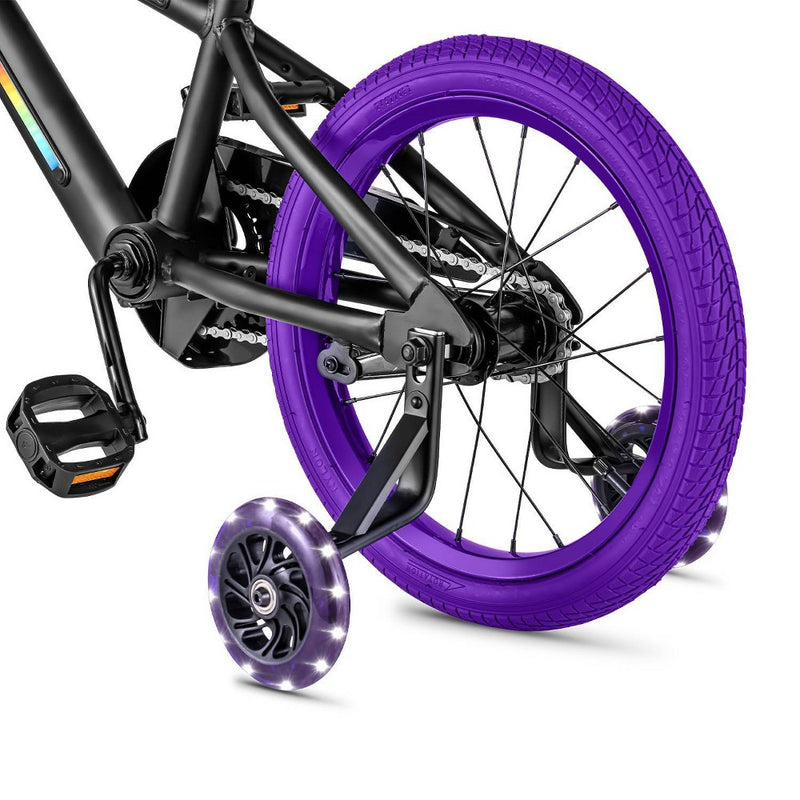 Jetson Light Rider 16" Kids'  Light Up Bike - Black/Purple (LOCAL PICKUP ONLY)
