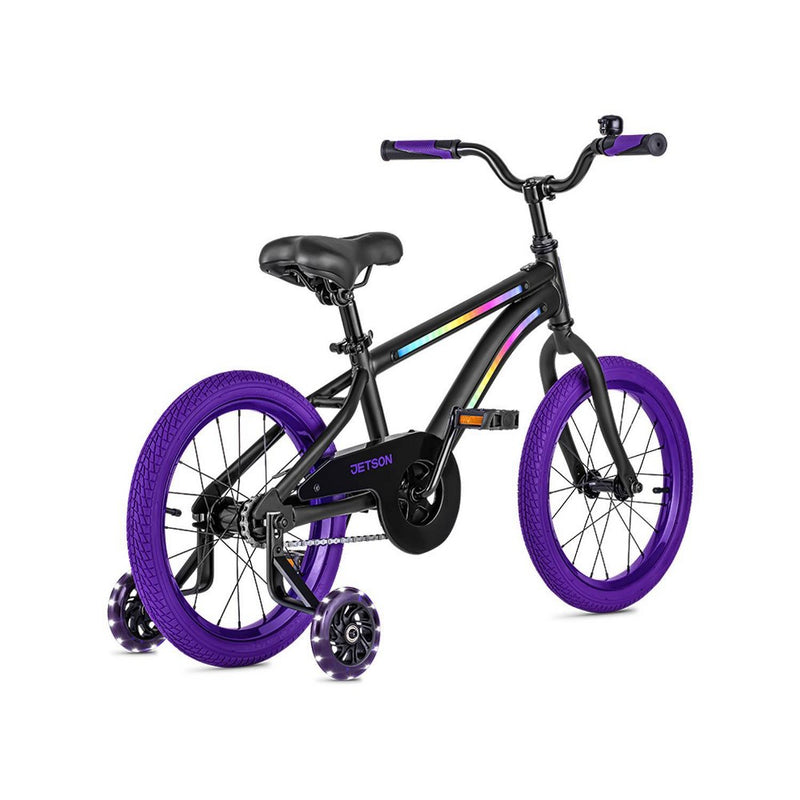 Jetson Light Rider 16" Kids'  Light Up Bike - Black/Purple (LOCAL PICKUP ONLY)