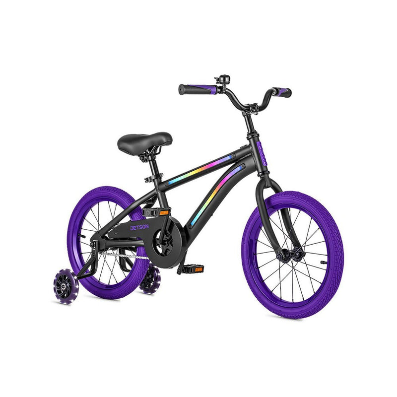 Jetson Light Rider 16" Kids'  Light Up Bike - Black/Purple (LOCAL PICKUP ONLY)