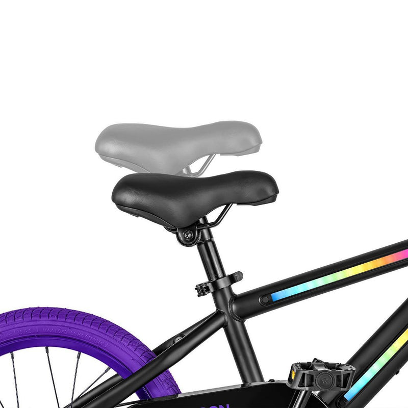 Jetson Light Rider 16" Kids'  Light Up Bike - Black/Purple (LOCAL PICKUP ONLY)