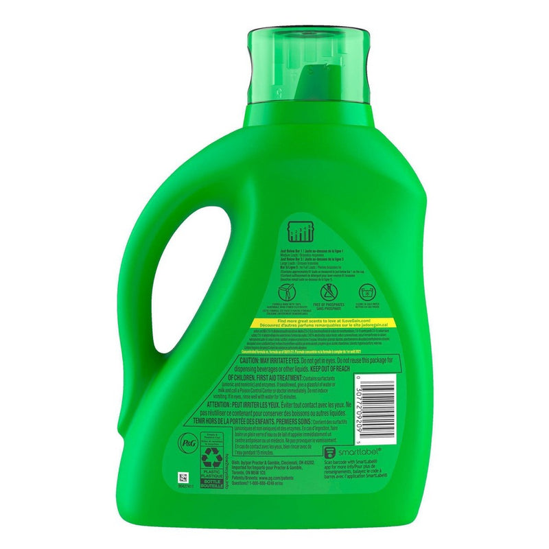 Gain + Aroma Boost Moonlight Breeze Scent HE Compatible Liquid Laundry Detergent - 88 fl oz