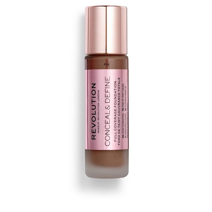 Makeup Revolution Conceal and Define Foundation - F16 - 0.8 fl oz *NEW*