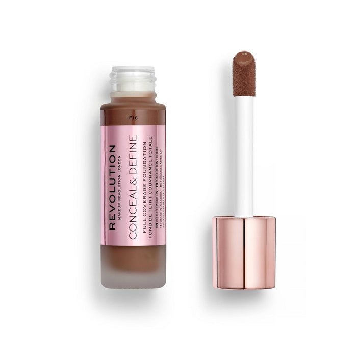 Makeup Revolution Conceal and Define Foundation - F16 - 0.8 fl oz *NEW*