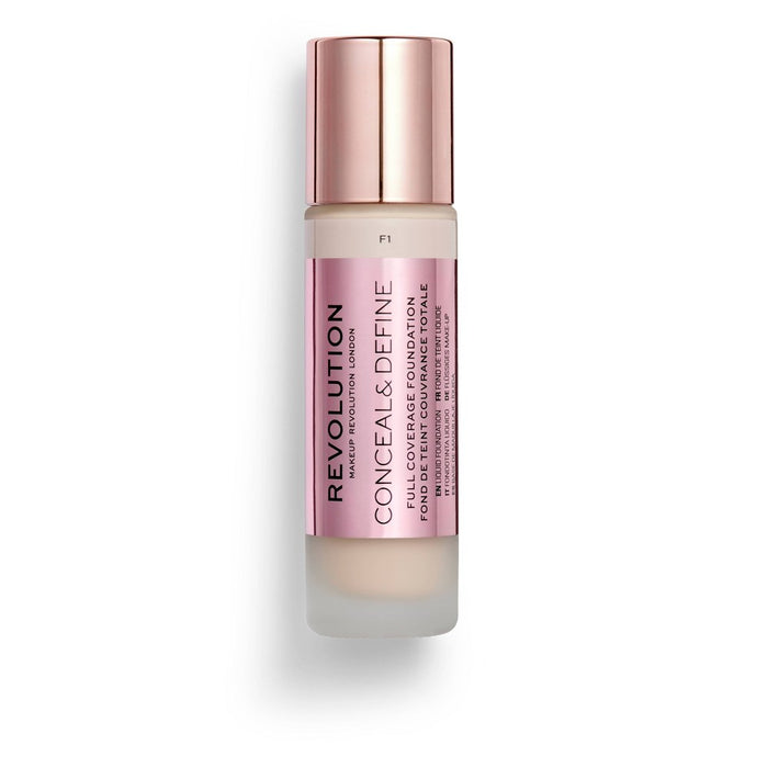 Makeup Revolution Conceal & Define Foundation - F1 - 0.80 fl oz *NEW & SEALED*