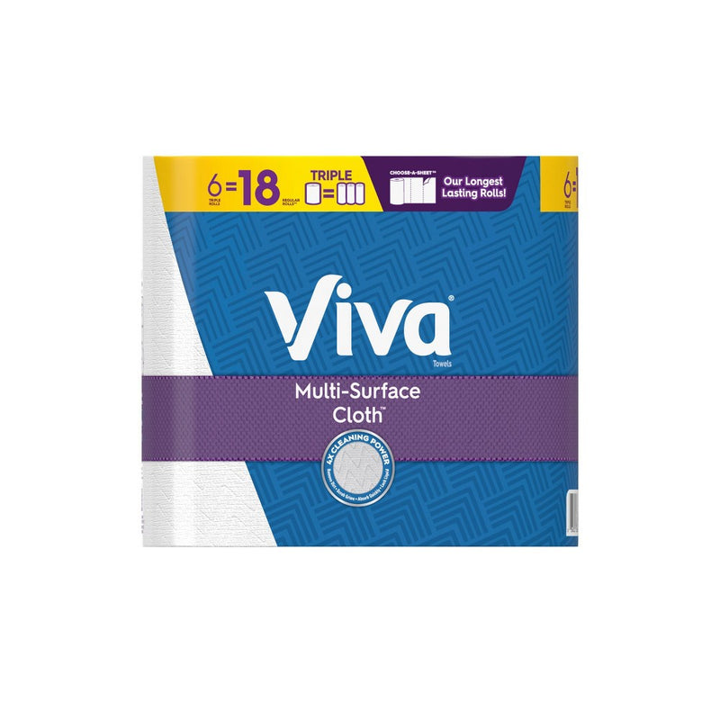 Viva Multi-Surface Paper Towels - 6 Triple Rolls