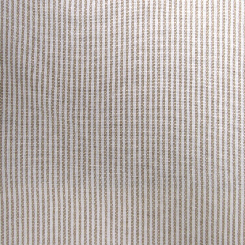Tucker Ticking Stripe Button Tab Top Window Kitchen Tier Set of 2 - 30" x 24" - Linen - Elrene Home Fashions