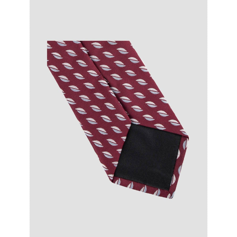 Men's Wine Woven Geo Print Tie - Goodfellow & Co™ Wine Red
