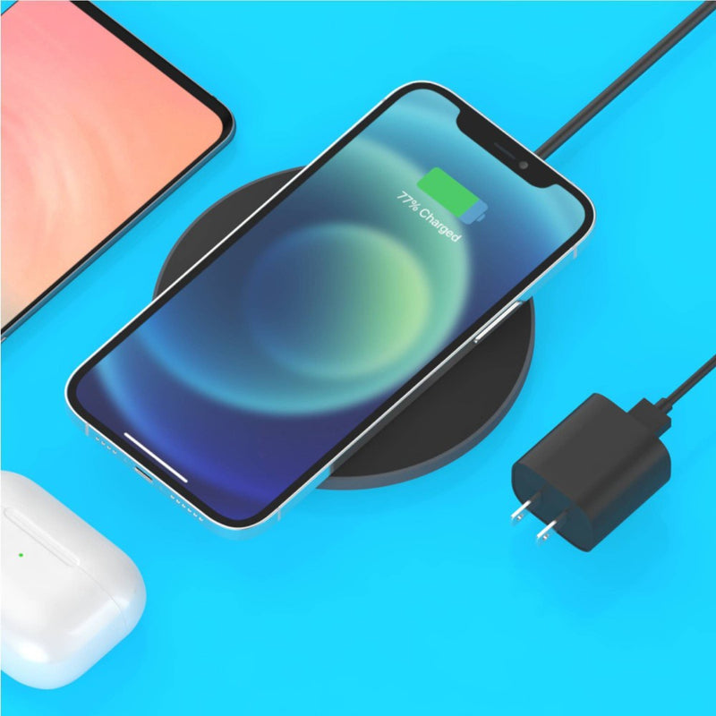 Just Wireless 15W Wireless Charging Pad with AC Adapter - Black *NEW & SEALED*