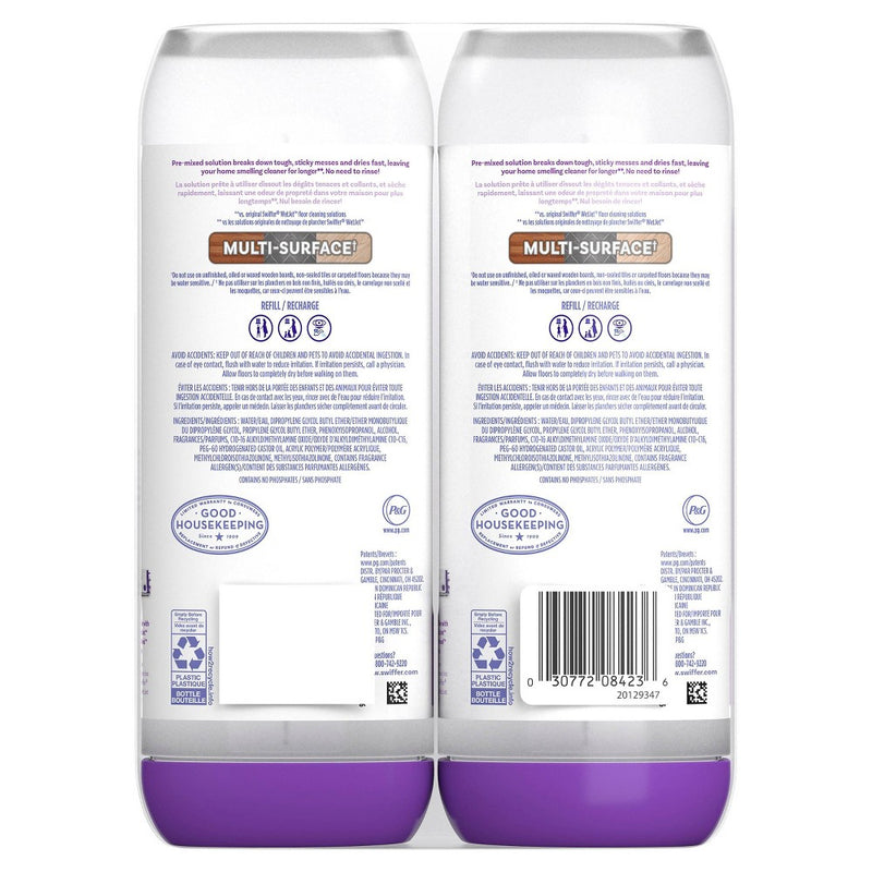 Swiffer Power Mop Floor Cleaning Solution - Lavender - 25.3 fl oz/2ct