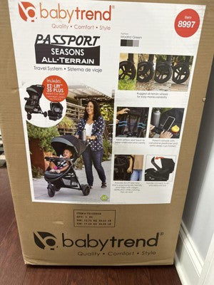 Baby Trend Passport All-Terrain Seasons Travel System - Madrid Green (LOCAL PICKUP ONLY)