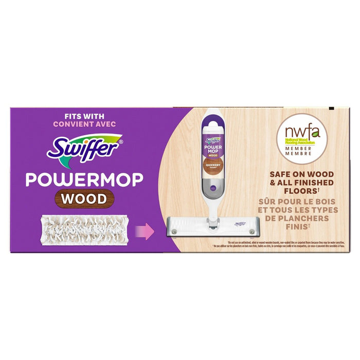 Swiffer Power Mop Wood Mopping Pad Refills for Floor Cleaning - 5ct