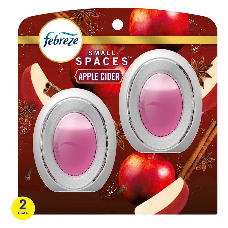 Febreze Small Spaces Air Freshener - Apple Cider - 0.5 fl oz/2ct