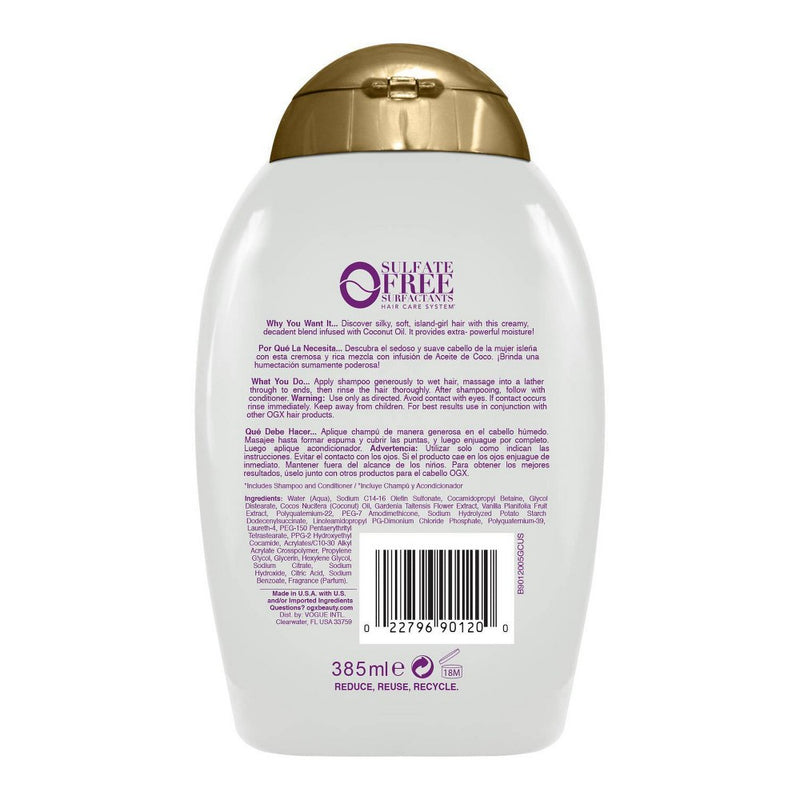 OGX Extra Strength Damage Remedy + Coconut Miracle Oil Shampoo for Dry, Frizzy, or Coarse Hair - 13 fl oz
